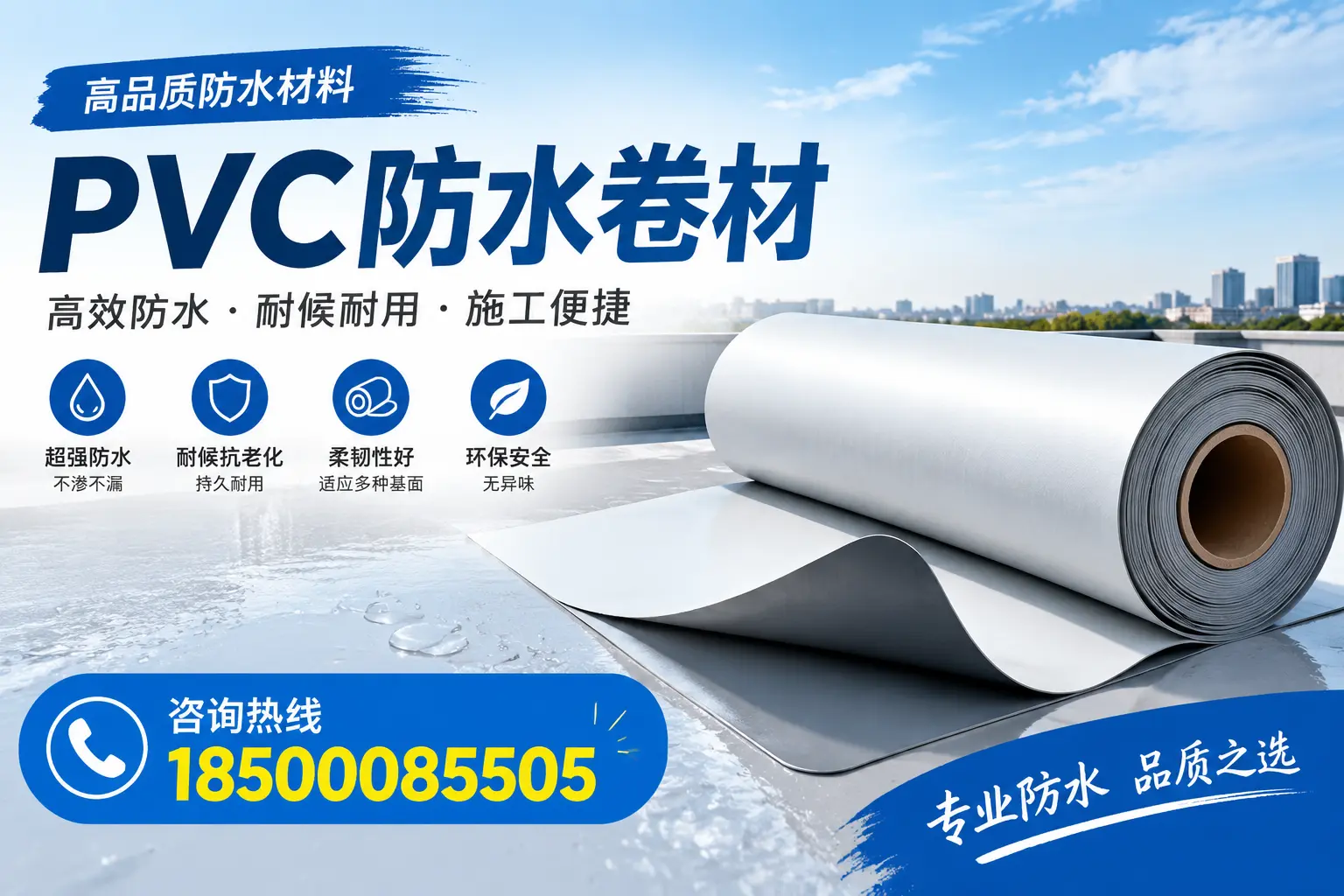 如何在遵义选择合适的pvc防水卷材